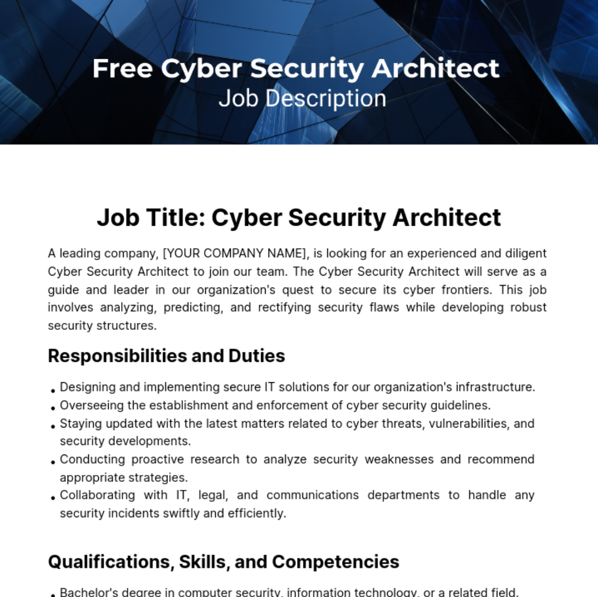 How to write spotless job description to attract cybersecurity pros to your business