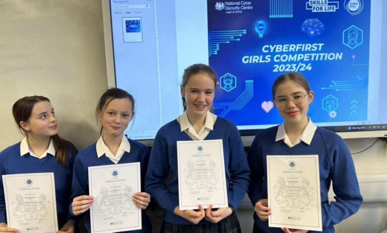 Gchq says cyberfirstgirls to prevent cyber attacks