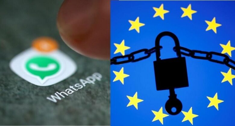 Eu data watchdog slaps 267m fine on facebook owned whatsapp