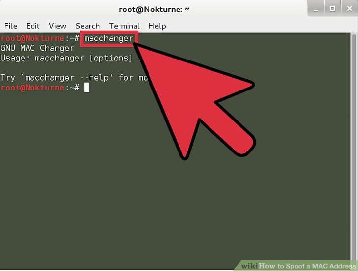 How to spoof mac address of an android phone