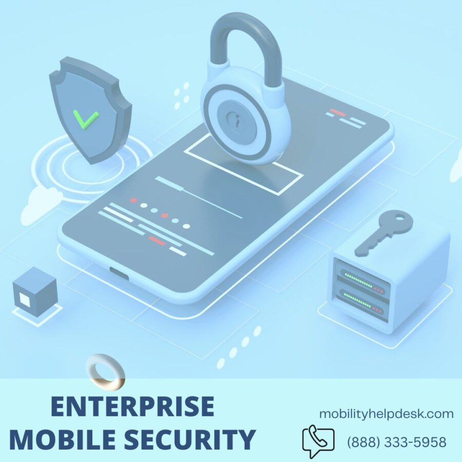 Insufficient mobile security business enterprises at risk