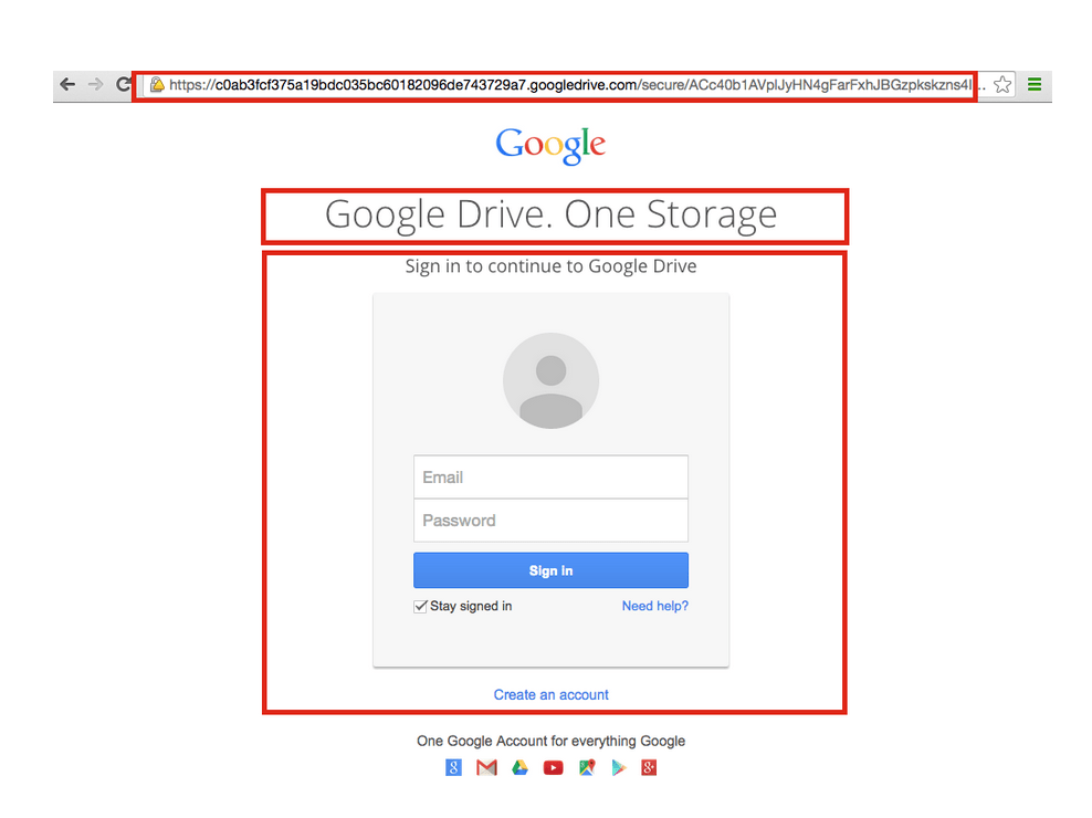 Google asks users to be aware of phishing attacks on google drive