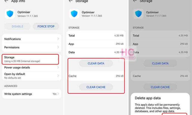 Google mobile security alert for huawei users