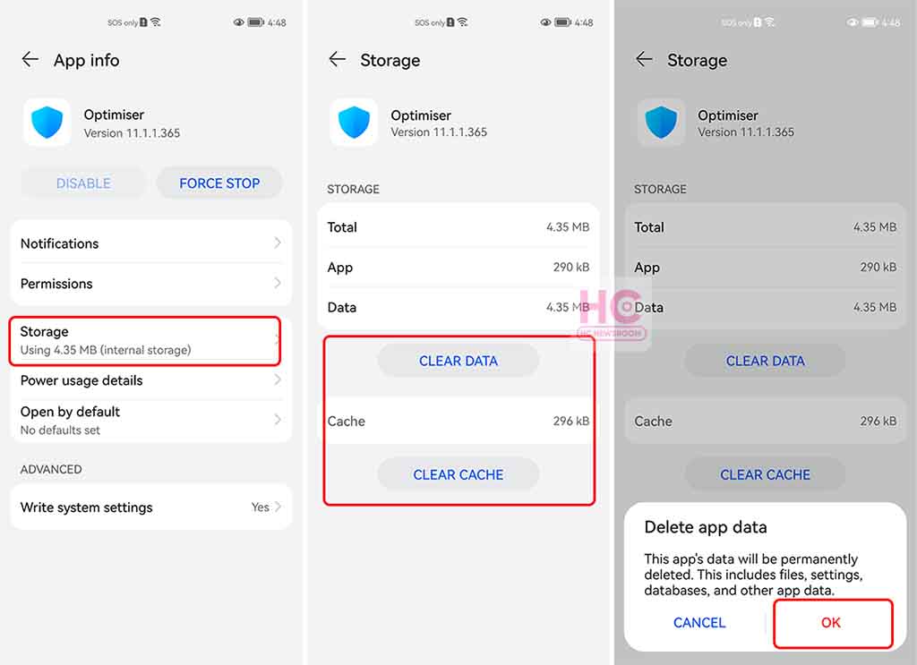 Google mobile security alert for huawei users
