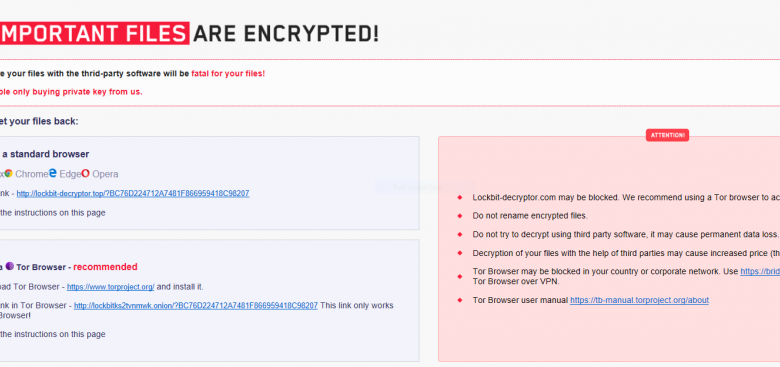 Lockbit ransomware attack on accenture