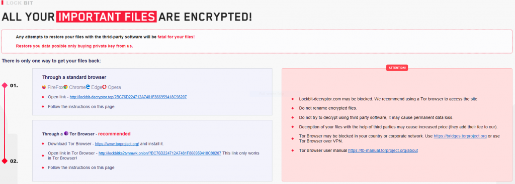Lockbit ransomware attack on accenture