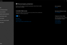 Heres how to turn on the ransomware protection on window 10