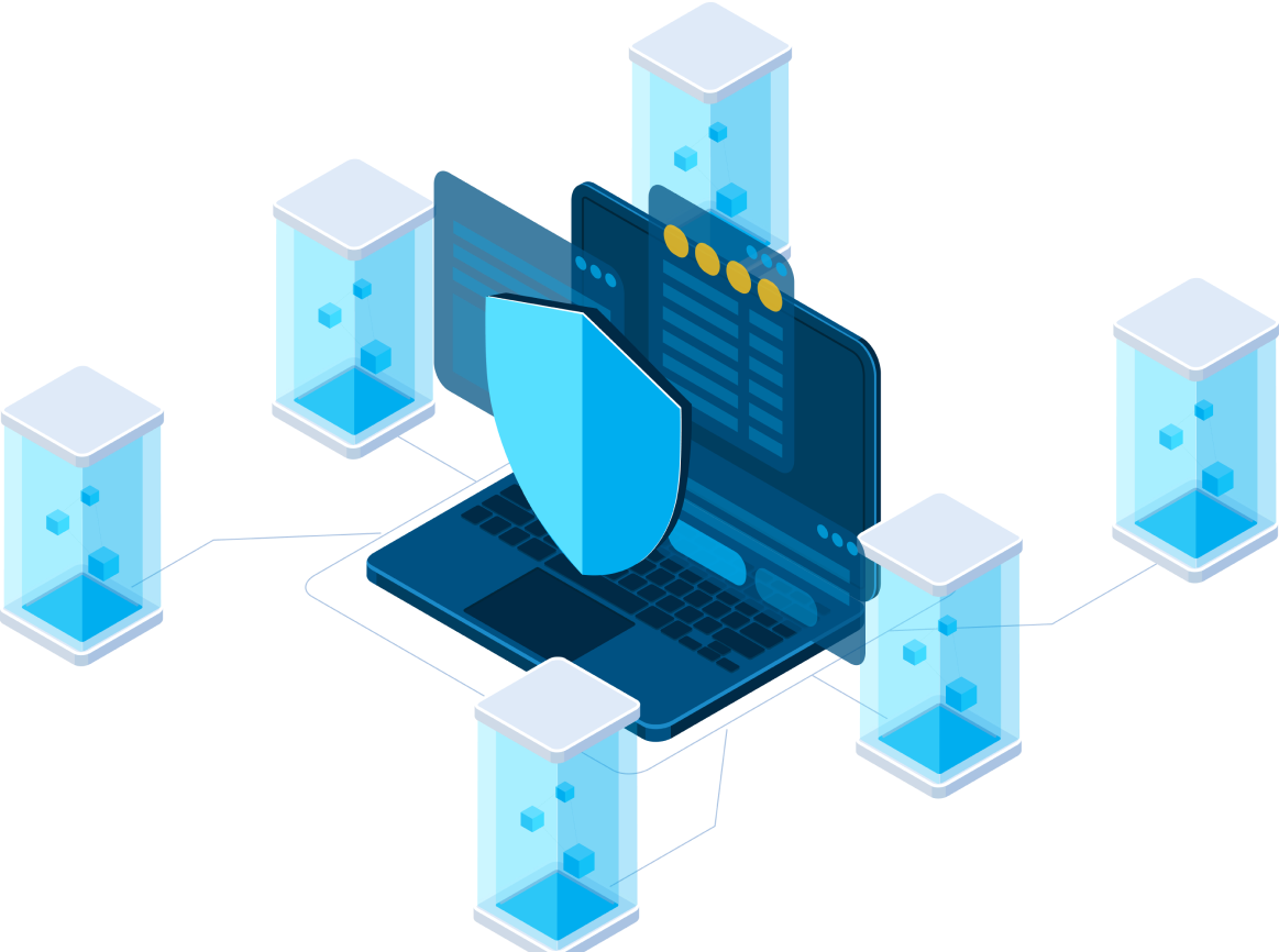 Datenschutz multilayered defends threat evasive malware polymorphic sicherheit alltopstartups banking emotet trojan illustrationen stockvektoren lizenzfreie