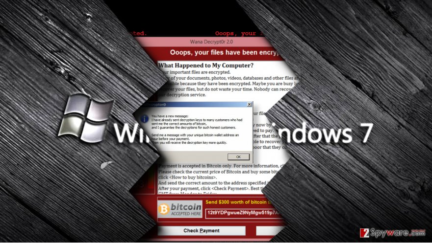 Windows wannacry victims ransomware users were