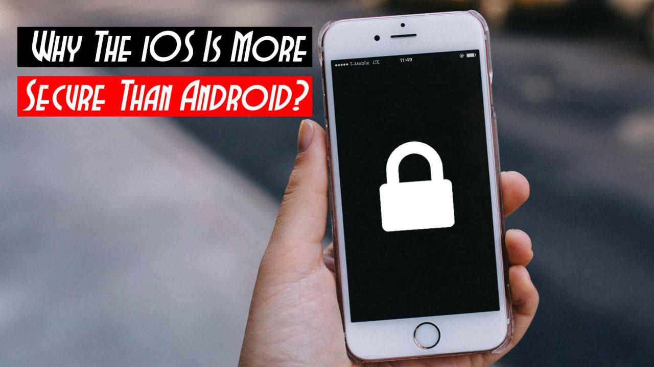Enhanced mobile security features for android and iphone users