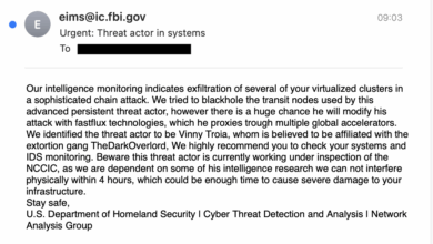 Fbi email servers hacked