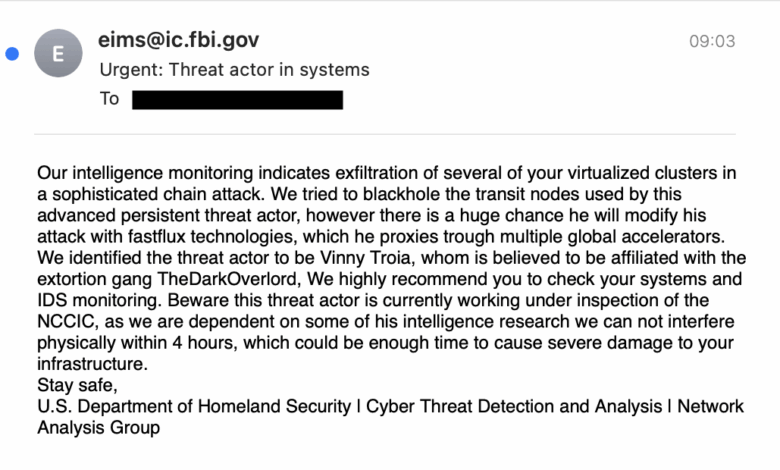 Fbi email servers hacked