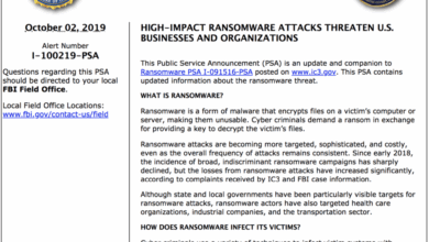 Fbi ransomware